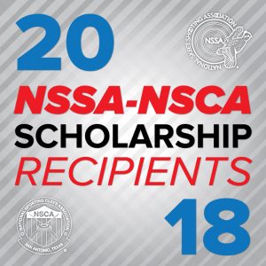 2018 NSSA-NSCA Scholarship Recipients